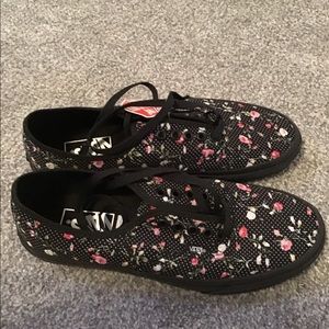Vans floral sneakers Women’s 9.5